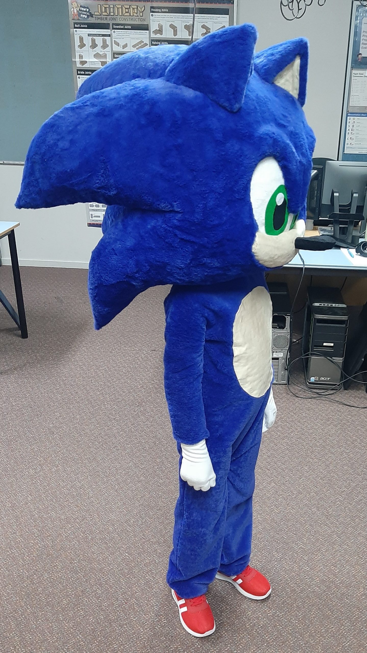 Coolest Homemade Sonic Costume