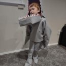 Cool DIY Great White Shark Costume with Chomping Mouth!