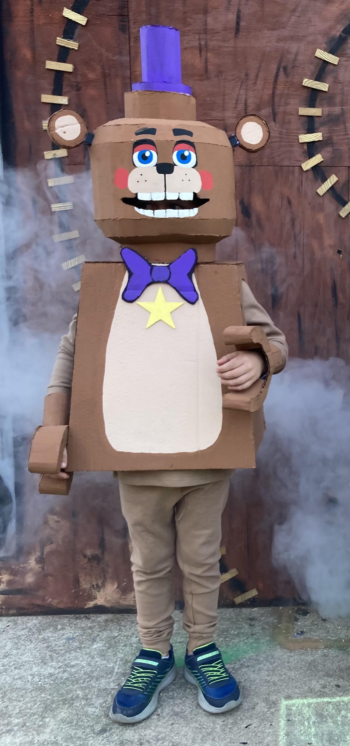 Five Nights at Freddys Costume - Rock Star Freddy Meets Lego Man