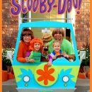 Scooby-Doo! Family Halloween Costume with Hand Built Mystery Machine!