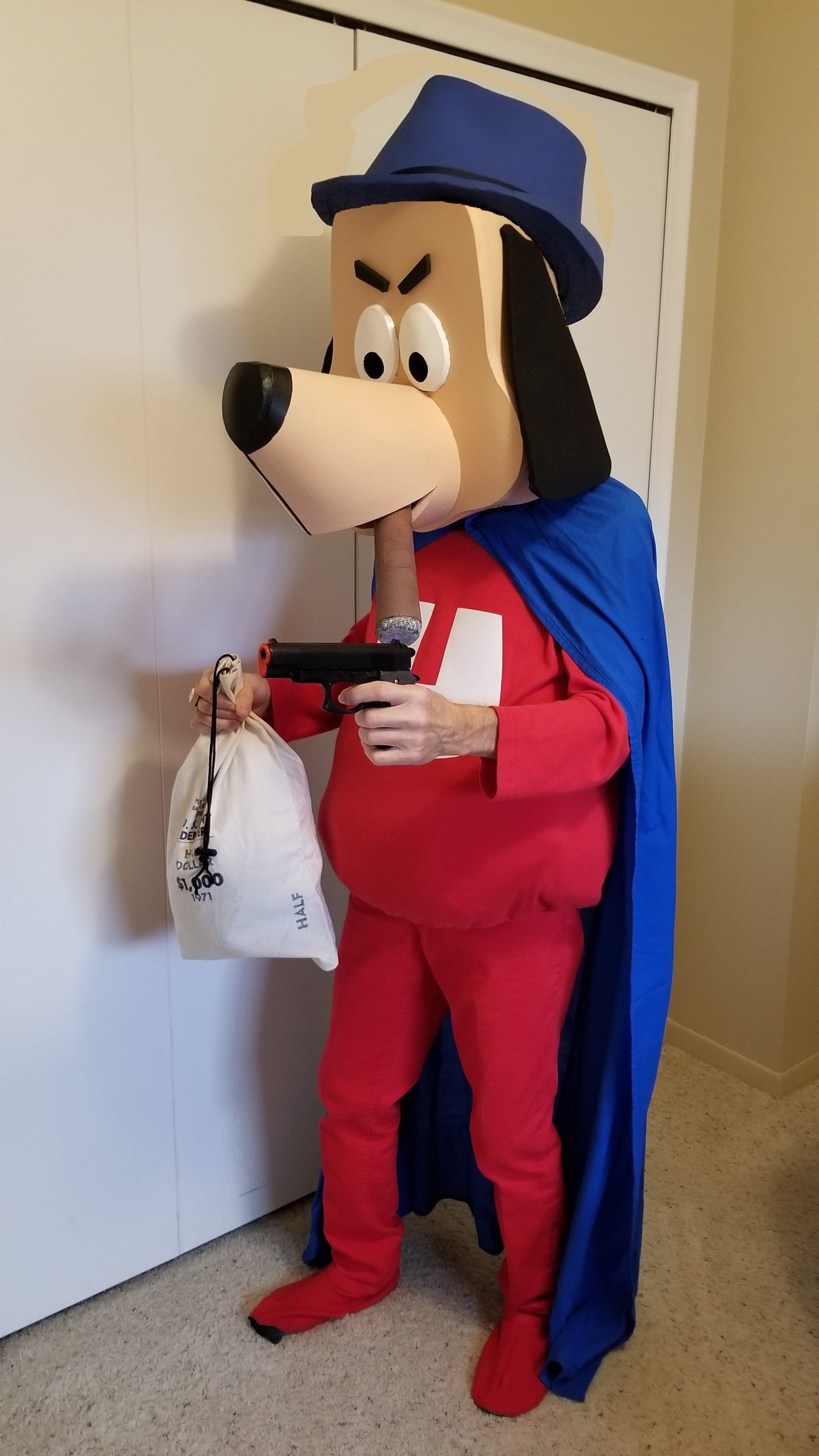 Tap Tap the chiseler Underdog evil twin cosplay