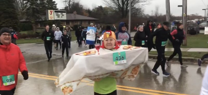 Coolest Homemade DIY Turkey Costume with a Punny Twist