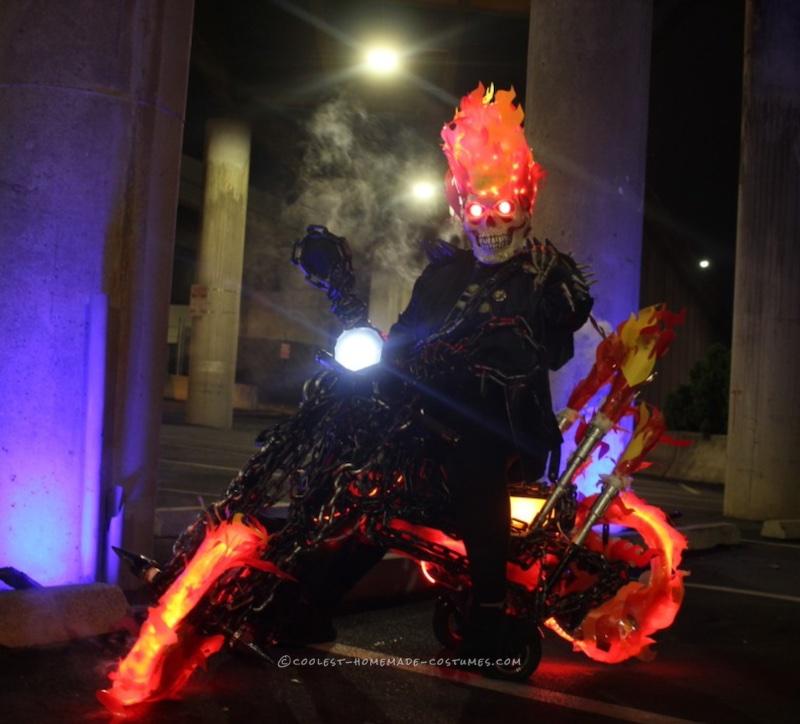 Homemade Ghost Rider Costume