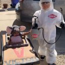 Orkin Man and Baby Mouse in Trap Costumes