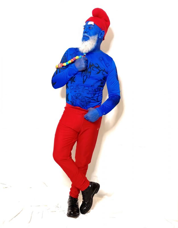 Coolest Homemade Papa Smurf Costume