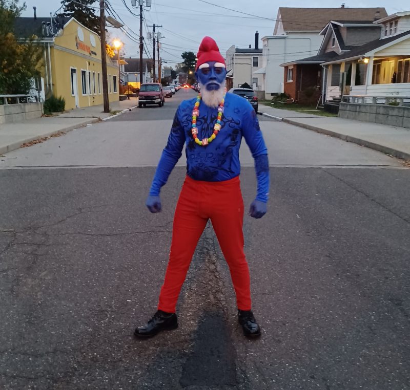 Coolest Homemade Papa Smurf Costume