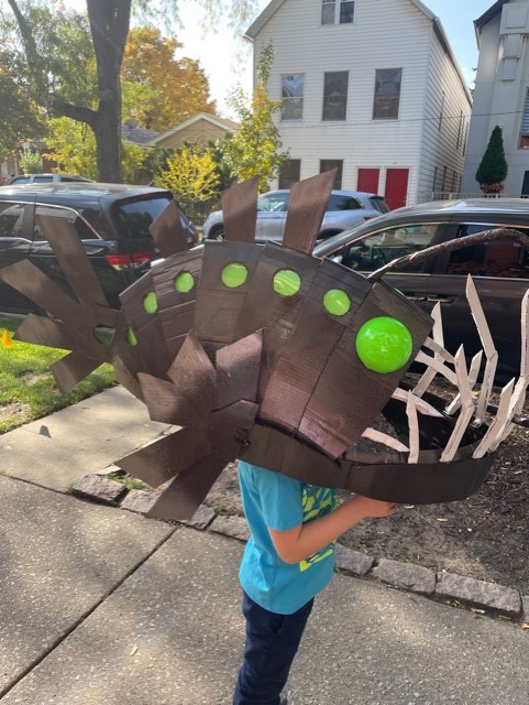 Angler Fish costume for a future marine biologist :)