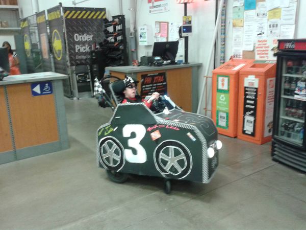 Home Depot Sponsored Halloween Costume for my disabled son