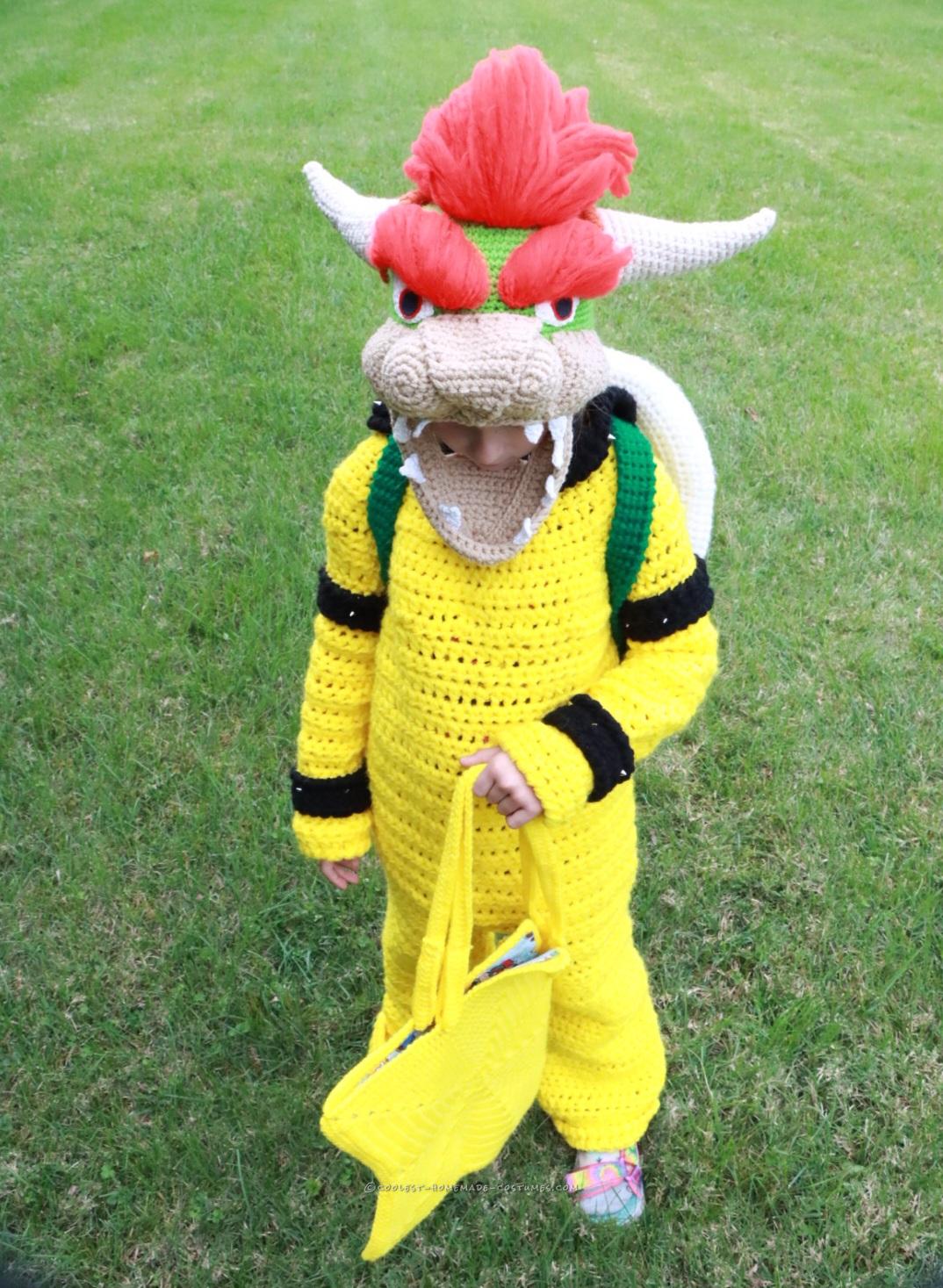 Bowser crochet suit