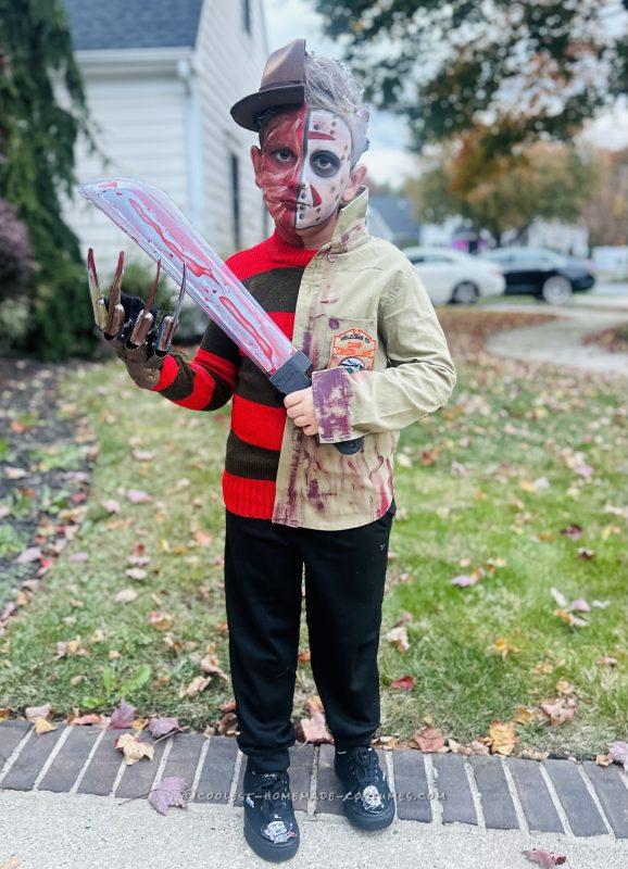 Freddy vs Jason Mashup: A Terrifyingly Creative Halloween Costume
