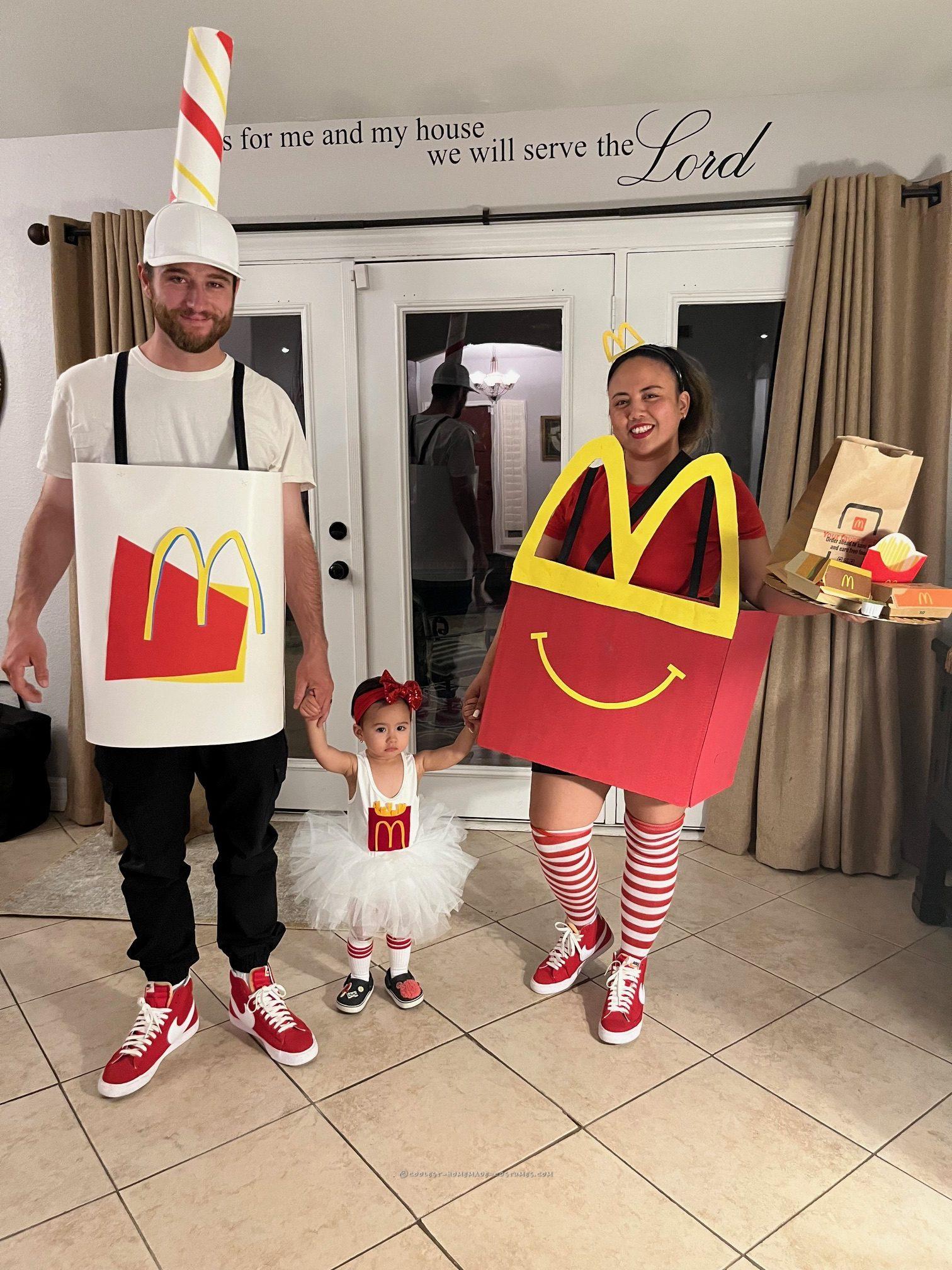Our 100% Handmade McDonalds Family Costumes