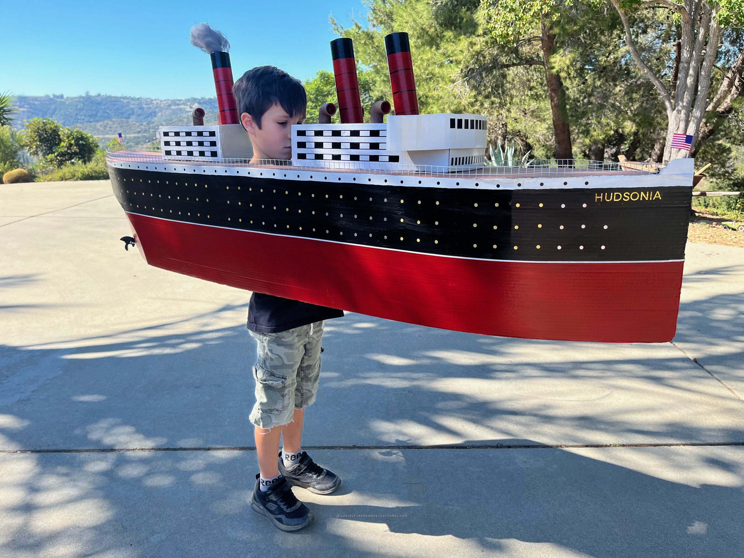 The RMS Hudsonia, a homemade Halloween Costume inspired by the RMS Titanic
