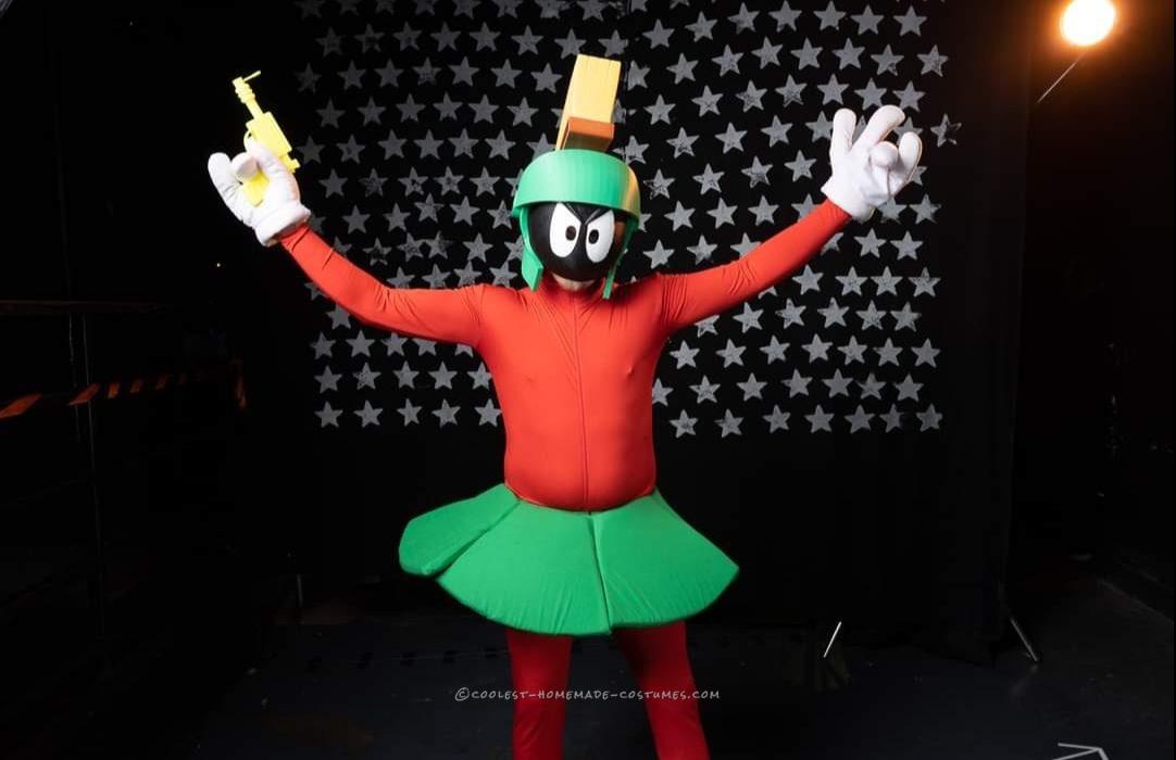 Coolest Home Made Marvin The Martian Costume!