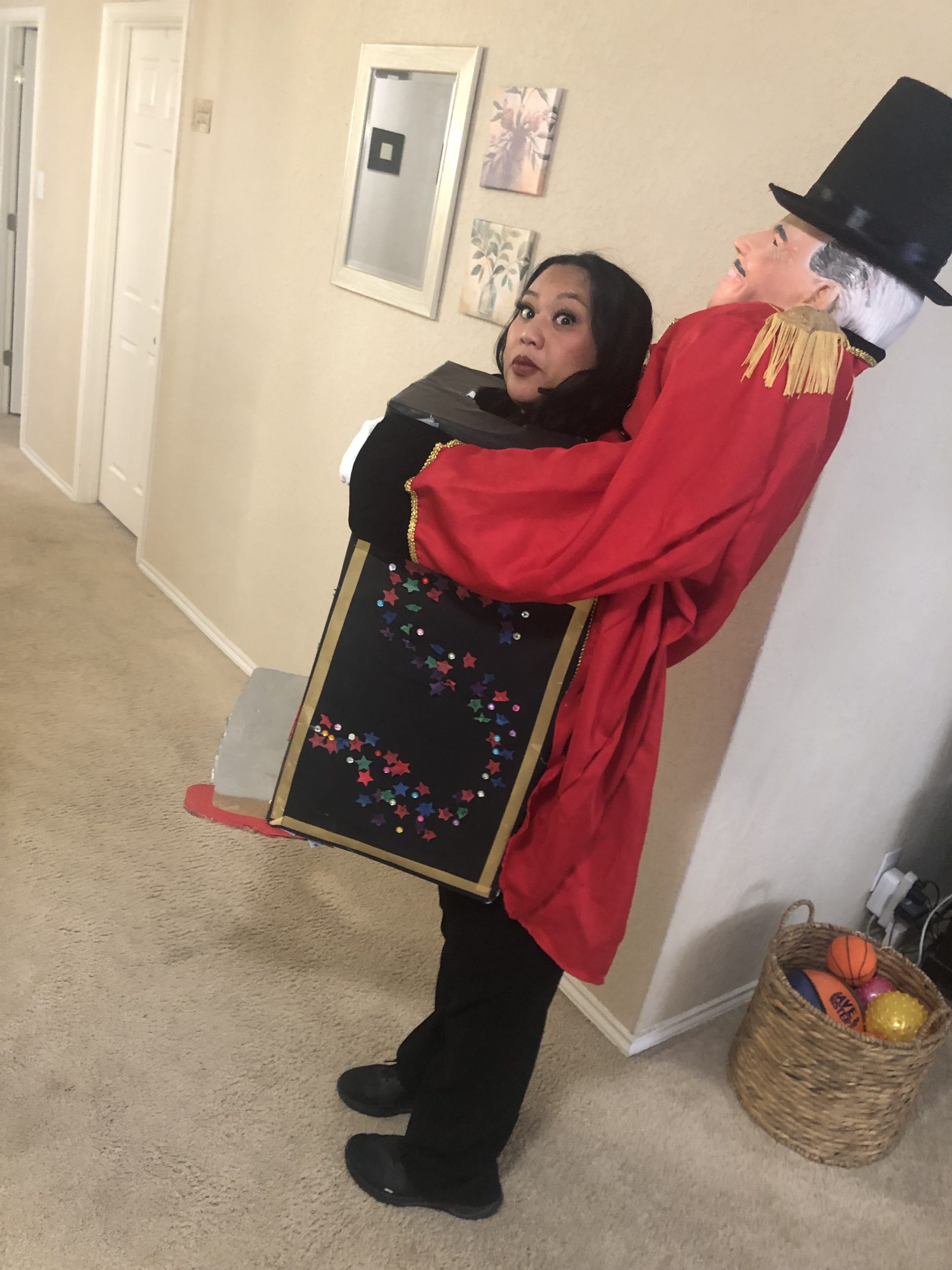 "Making Some Magic" Woman Sawed-In-Half Illusion Costume