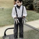 Tim Burton's Edward Scissorhands DIY Costume for 5 year old