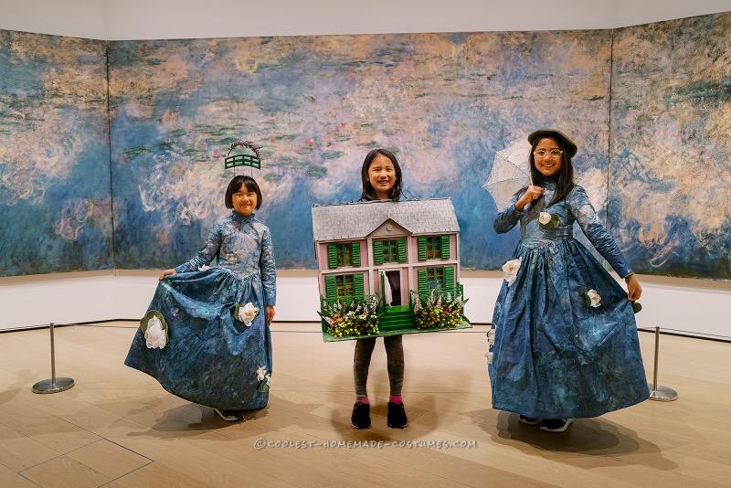 Wearable Masterpieces: Monet’s Water Lilies and Giverny Garden house